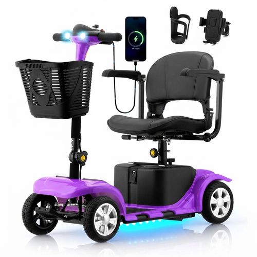 4-Wheel Folding Scooter